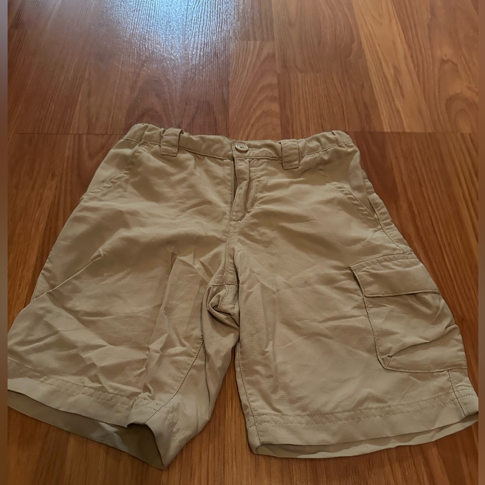 Boys Tan Cargo Shorts